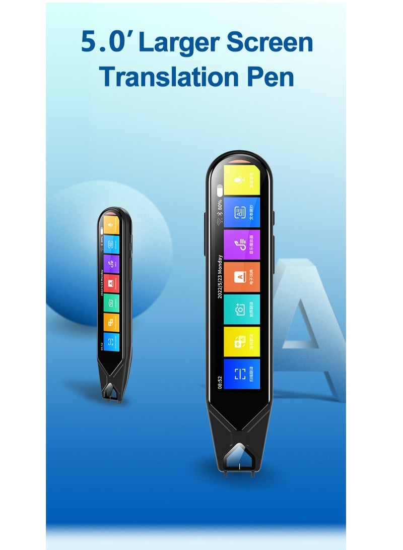 Generic Scan Translator Pen 5.0-Inch Full Touch HD Screen Smart Multifunction Offline Real Time Business Travel - Image 1
