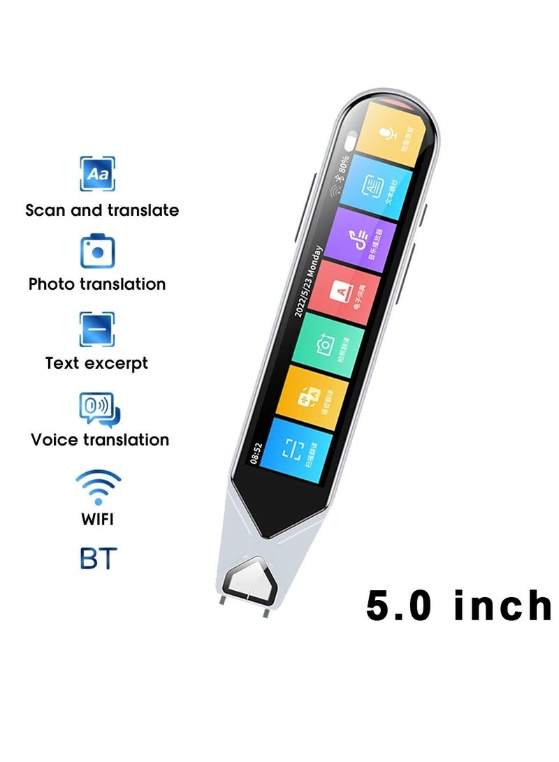 Generic Scan Translator Pen 5.0-Inch Full Touch HD Screen Smart Multifunction Offline Real Time Business Travel - Image 2