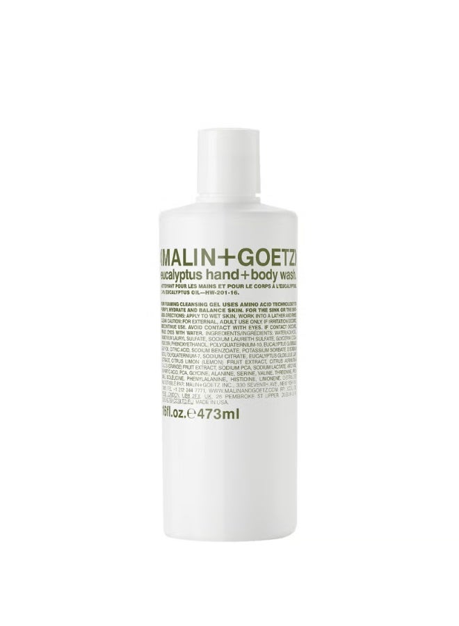 MALIN + GOETZ Eucalyptus Hand + Body Wash 473ml - Image 1