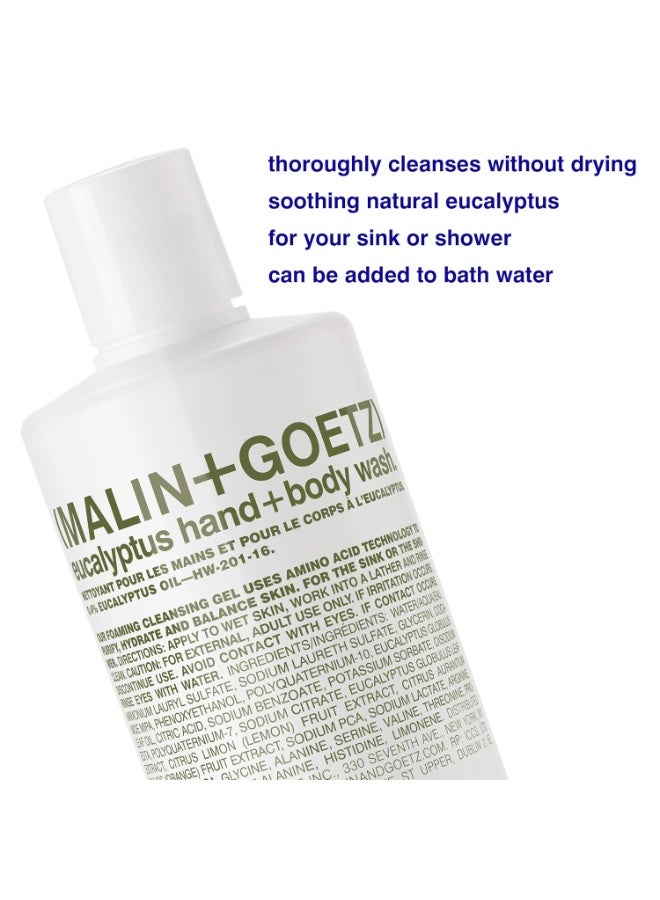 MALIN + GOETZ Eucalyptus Hand + Body Wash 473ml - Image 2