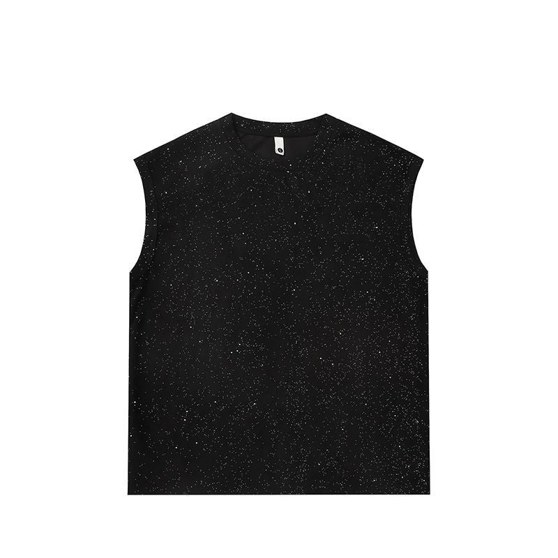 Douyin Dewu Kuaishou High-Quality 220G Deerskin Velvet Starry Sky Vest - Image 3