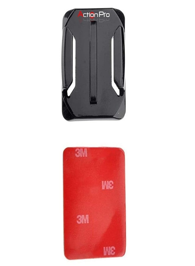 اكشن برو طقم تثبيت أمامي لاصق من Action Pro 3M للخوذة، متوافق مع كاميرات GoPro 13/12/11/10/9/8/7/6/5/4/3+/3/Insta 360 /SJCAM/Yi/4K Eken/AKASO وغيرها من كاميرات الحركة - Image 4