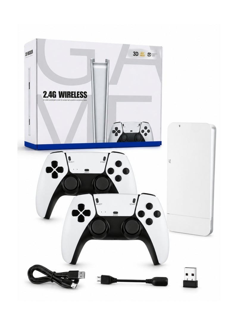 وحدة تحكم ألعاب لاسلكية M15 ريترو/M15 بلس، 20,000+ لعبة كلاسيكية مدمجة، 4K HDMI، وحدتا تحكم لاسلكيتان 2.4G - Image 3