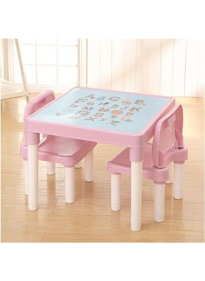 XiuWoo Children's Learning And Early Education Desk Anad Chair Set  - Image 2