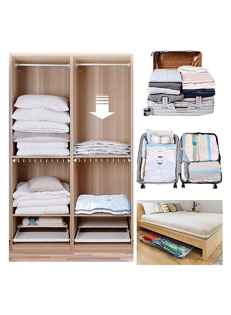 Beauenty "7-Piece Vacuum Space Saver Bags with Pump (60x80cm) – Reusable Mold-Proof Storage for UAE Summer Clothes, Travel & Moving | Heavy-Duty Dubai Home Organization Essentials" - Image 4