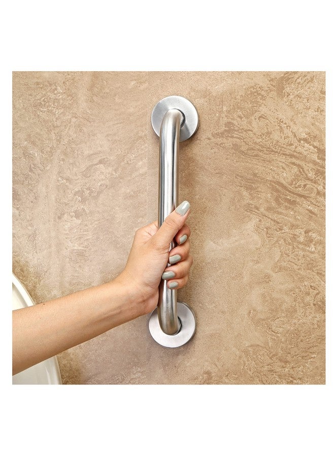 FORTUNE Stainless Steel Grab Bar for Bathroom & Bathtub Wall Mounted Safety Hand Support Rail Matt Finish - Balance Handle - Towel Bar - (8 Inch, Pack of 2) - Image 2