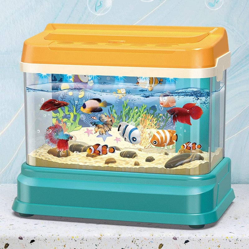 klarako Kid's Fishing Toy Simulation Fish Tank Games Aquarium Magnetic Educational Gifts Fine Motor Skill Training - Image 2