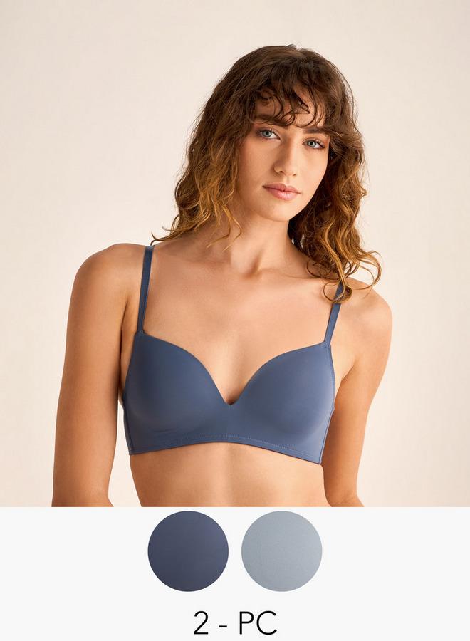 Splash FAV Set of 2 - Non-Wired Bra with Hook and Eye Closure - Image 1