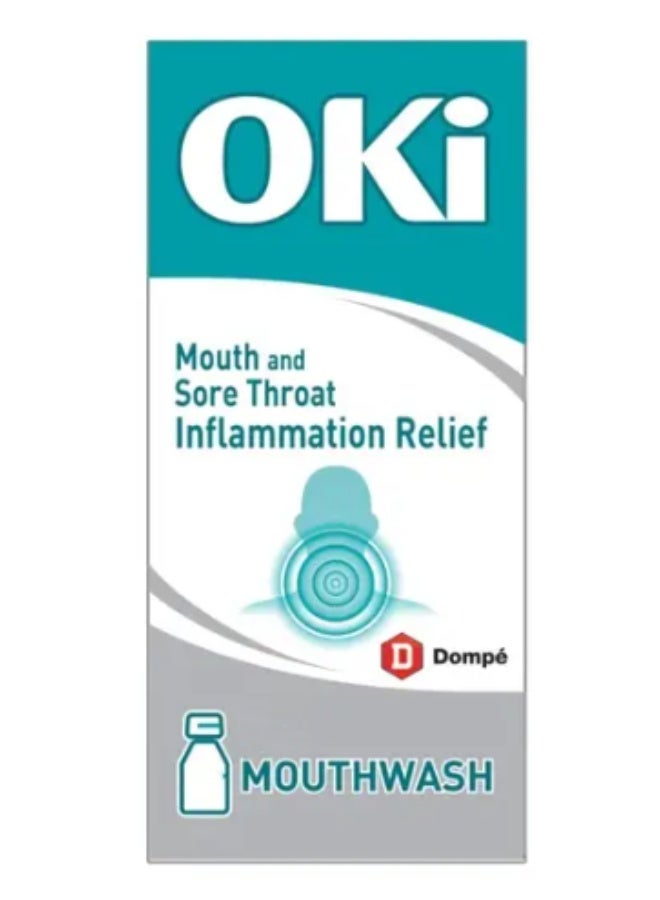 Oki Mouthwash 150 ml – Soothes Mouth & Sore Throat Inflammation