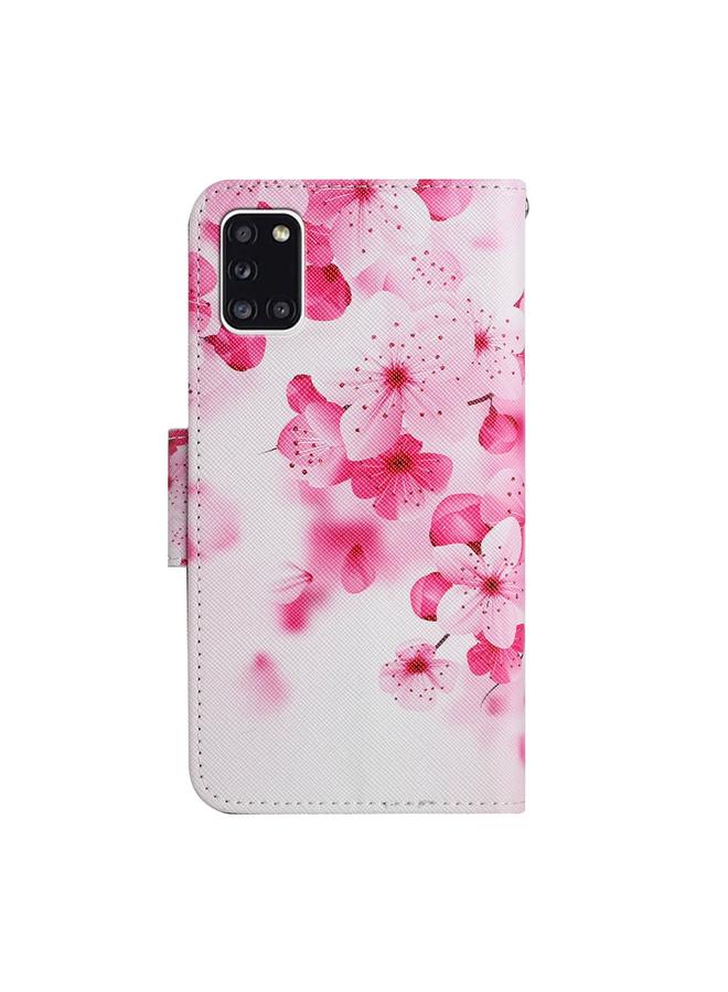 اس-توب جراب لهاتف Samsung Galaxy A31، جراب جلدي أفقي قابل للطي بنمط مرسوم مع حامل وفتحة بطاقة ومحفظة - Image 3