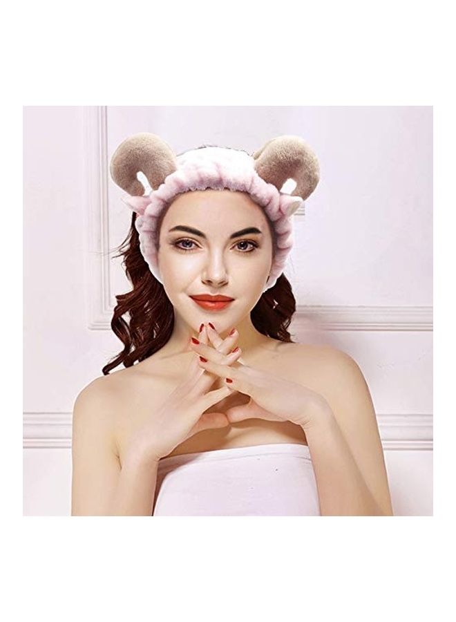 NIBEMINENT 3-Piece Plush Sheep Ears Headband Multicolour 2X1.4X1.2inch - Image 5