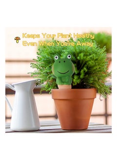 NIBEMINENT 4PCS Terracotta Watering Spikes, Automatic Plant Waterer Devices Frog Themed Globes Spike System Decorative for Indoor/Outdoor Plants Potted  - Image 3