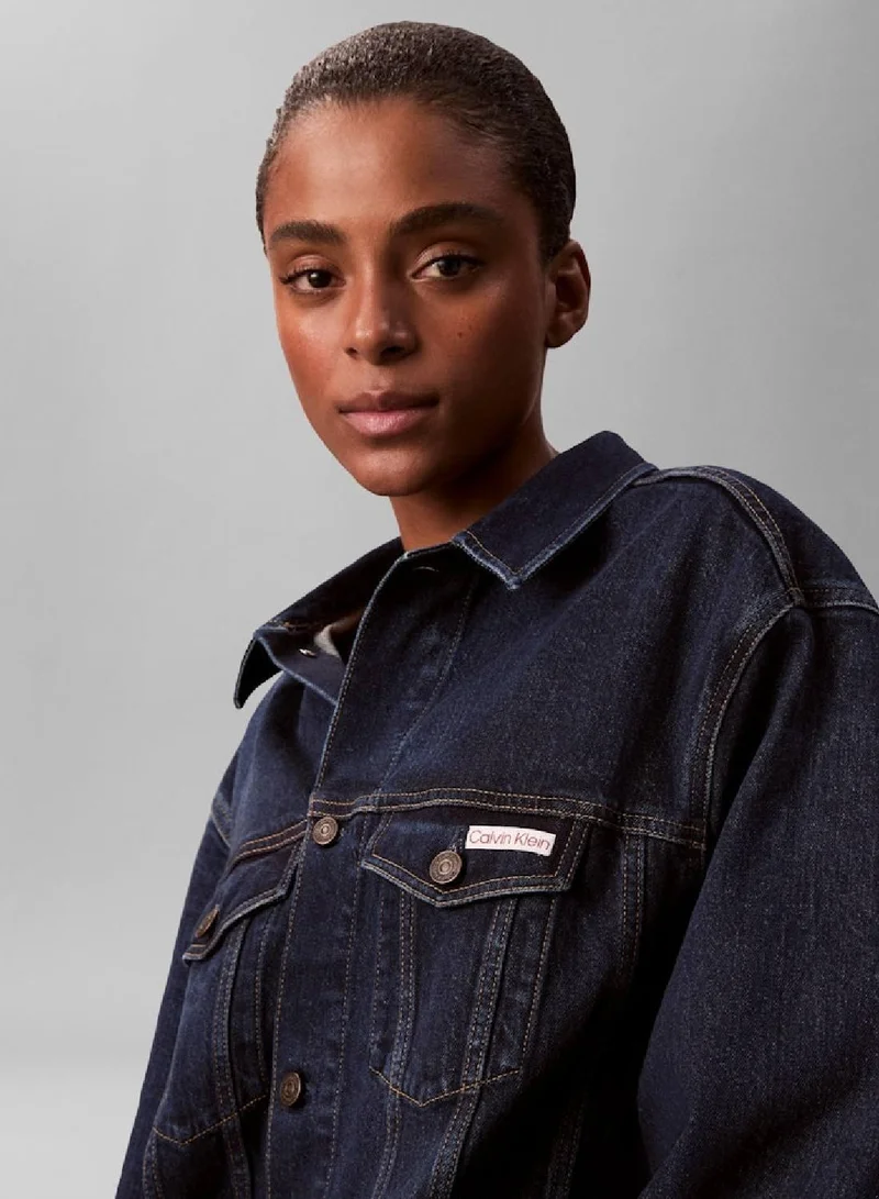 Calvin Klein Jeans THOMPSON Classic Trucker Jacket for Women | Best Price UAE