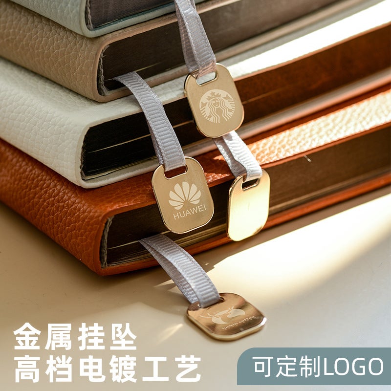 Business Office Meeting College Students' Large Diary Soft Leather Printable Notebook Thickened B5 Horizontal Simple - Image 5