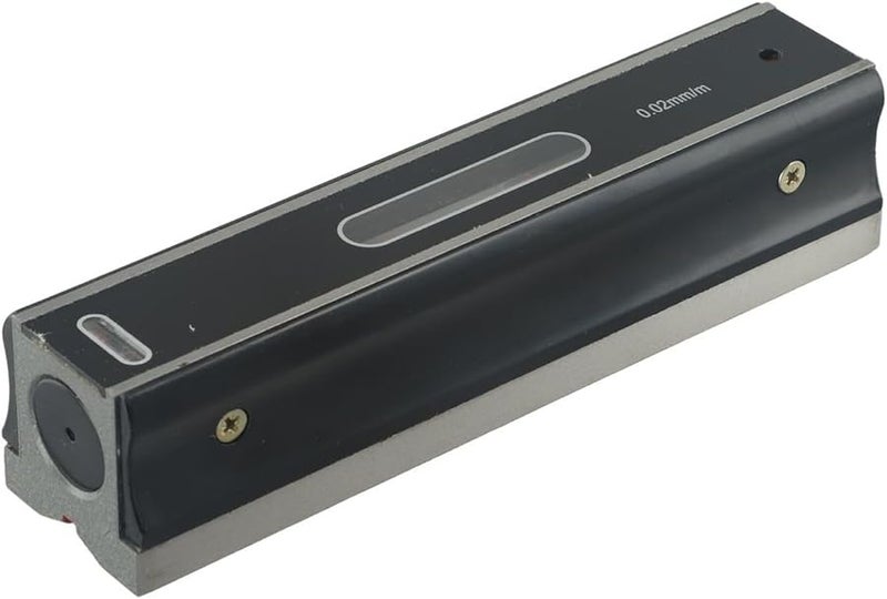 قاعدة فولاذية ثقيلة ذات أخدود على شكل V، مستوى 200 مم، دقة 0.02 مم/م، صناعي - Image 1