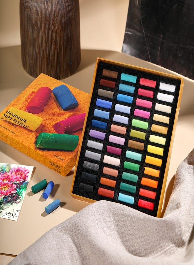 Paul Rubens Soft Pastel Set (48 Colors) - Fine Pigments with Smooth Strokes & Strong Coloring Power - Vibrant Chalk Pastels for Drawing, Blending & Layering - Ideal for Beginners, Students & Artists - Image 4