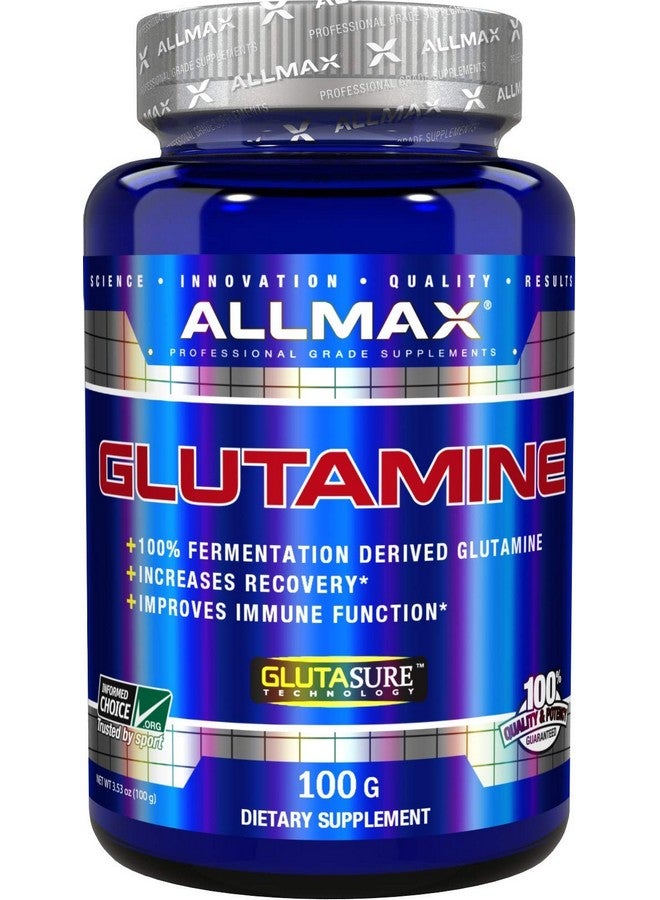 AllMax Nutrition ALLMAX Essentials GLUTAMINE - 100 g Powder - Fermentation-Derived Glutamine - Increases Recovery & Supports Immune System - Gluten Free & Vegan - 20 Servings - Image 3