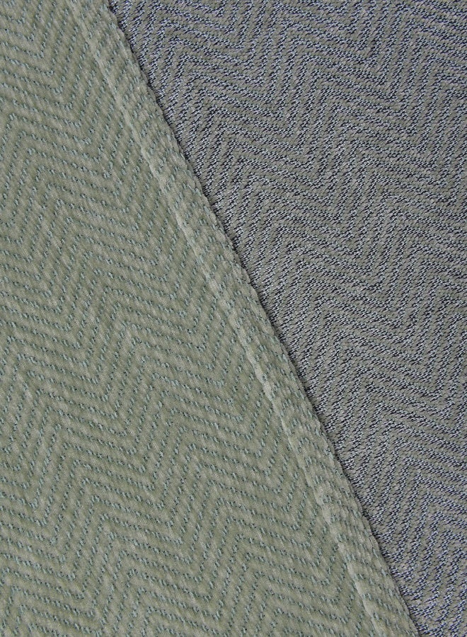 ايست من نون غطاء أريكة شنيلي، غطاء قابل للانزلاق، يناسب 1 و 2 مقعد، لون موحد، حجم 130x180 سم - أخضر مريمي - Image 2