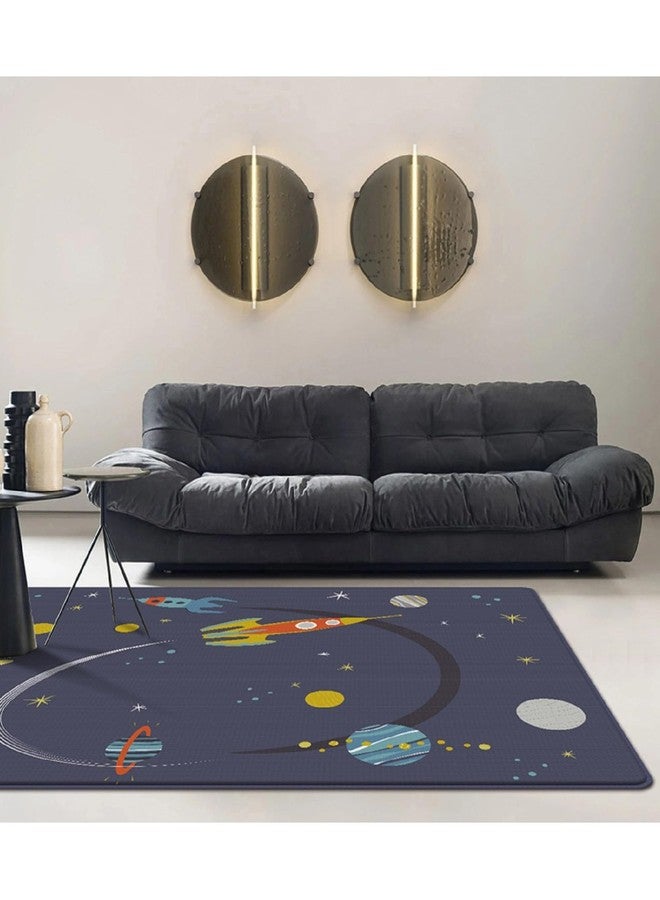 STOFFIER GARTEN STOFFIER GARTREN Space Night Foldable Baby Play Mat | Safe Foam Playmat for Tummy Time | Play Pens & Toddlers | Waterproof | Double-Sided Design - Image 5