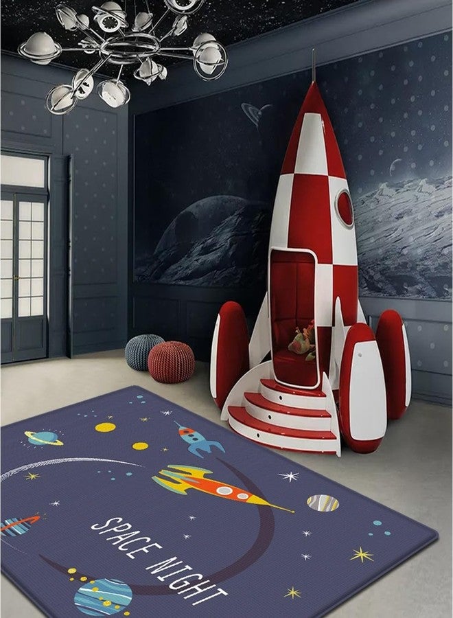 STOFFIER GARTEN STOFFIER GARTREN Space Night Foldable Baby Play Mat | Safe Foam Playmat for Tummy Time | Play Pens & Toddlers | Waterproof | Double-Sided Design - Image 2
