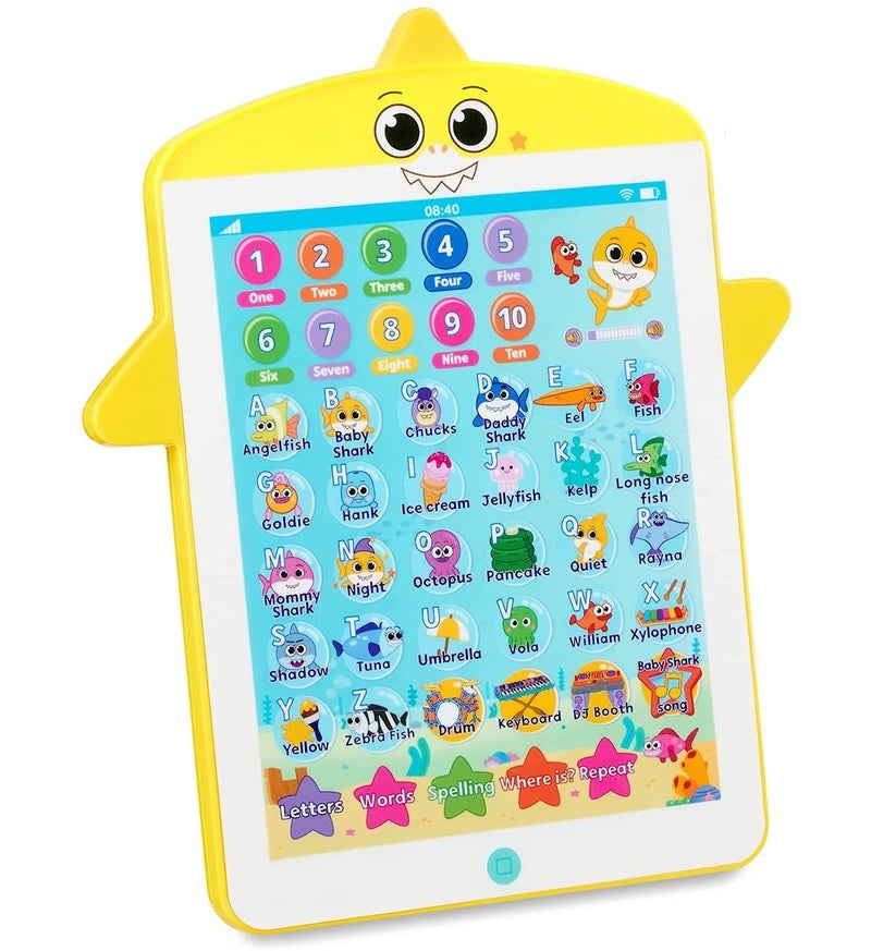 WowWee Baby Shark's Big Show! Kids Tablet â€“ Interactive Educational Toys â€“ Toddler Tablet Makes Learning Fun (Full Size), multicolor - Image 1