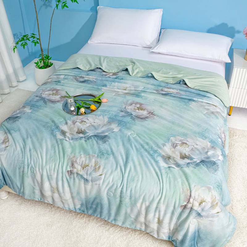 2025 Explosions Digital Special Edition Knitted Cotton Shirou Summer Cool Quilt Quilt Core Painting like a dream 