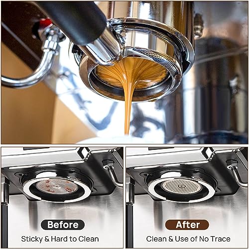 Attsky 53.5mm Espresso Puck Screen, Espresso Filter for 54mm Portafilter Filter Basket, Reusable Espresso Screen with 1.7mm Thickness 150μm 316 Stainless Steel - Image 5
