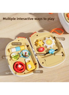 Generic Infant Moe Music Mobile Phone Baby Early Education Busy Board Story Learning Machine Montessori Educational Toys-Colour:Little Elephant Music Phone-english Color Box  - Image 4