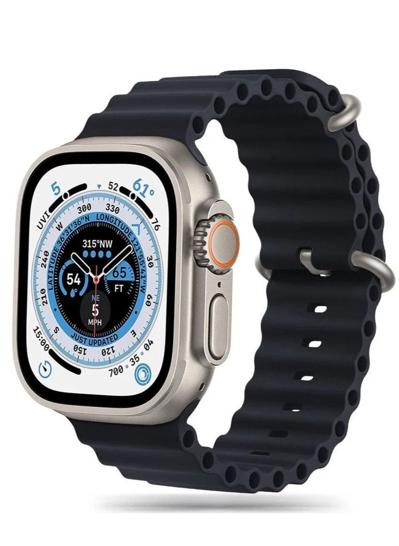 HW - Smart Watch HW8 Ultra Series 8 With Health Fitness Tracker Sport Watch Supports NFC. Also coming with an addition Replacement Band 49MM-Multicolour - Image 1