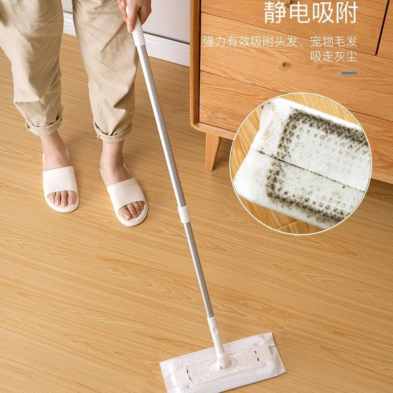 [] Ai Shengjia Japan Electrostatic Dust-Removing Paper Lazy Man Mop Disposable Wash-Free Wipe To Suction Hair - Image 5