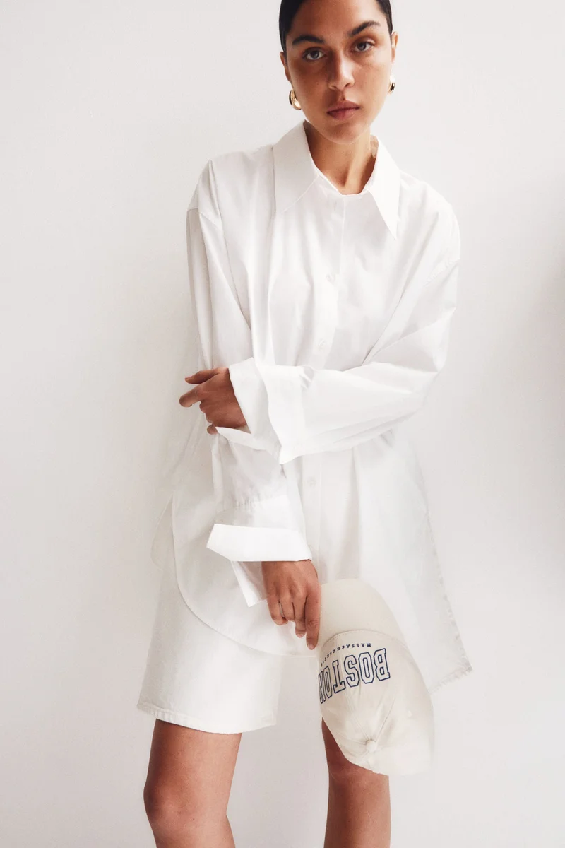 H&M  Embroidered-motif twill cap for Women | Best Price UAE