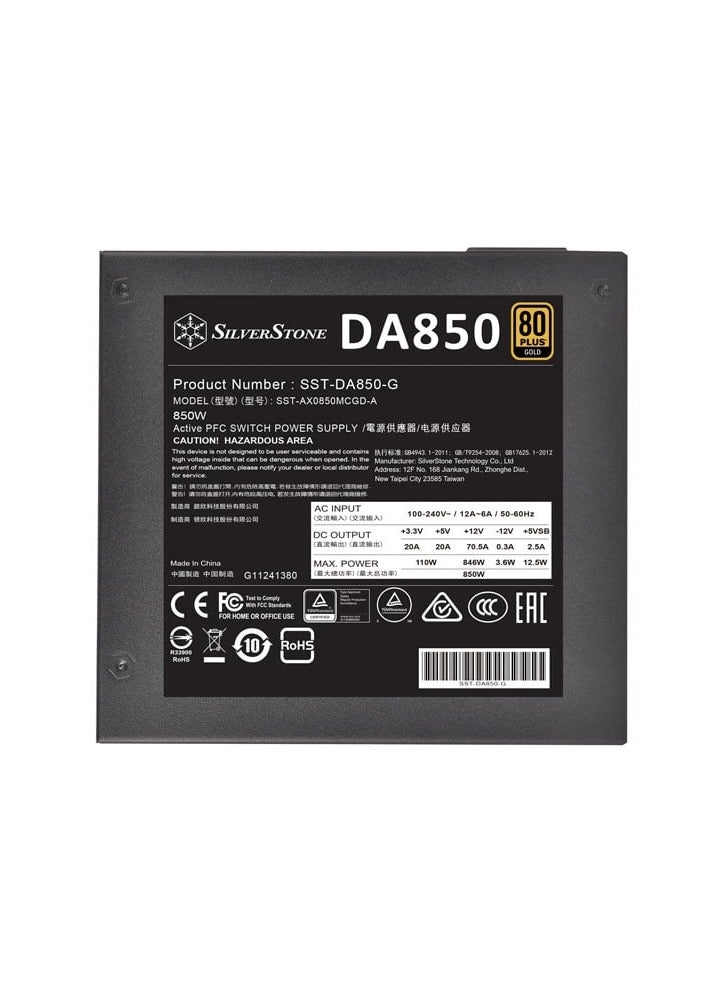 Power Supply SilverStone DA850 Gold 850W