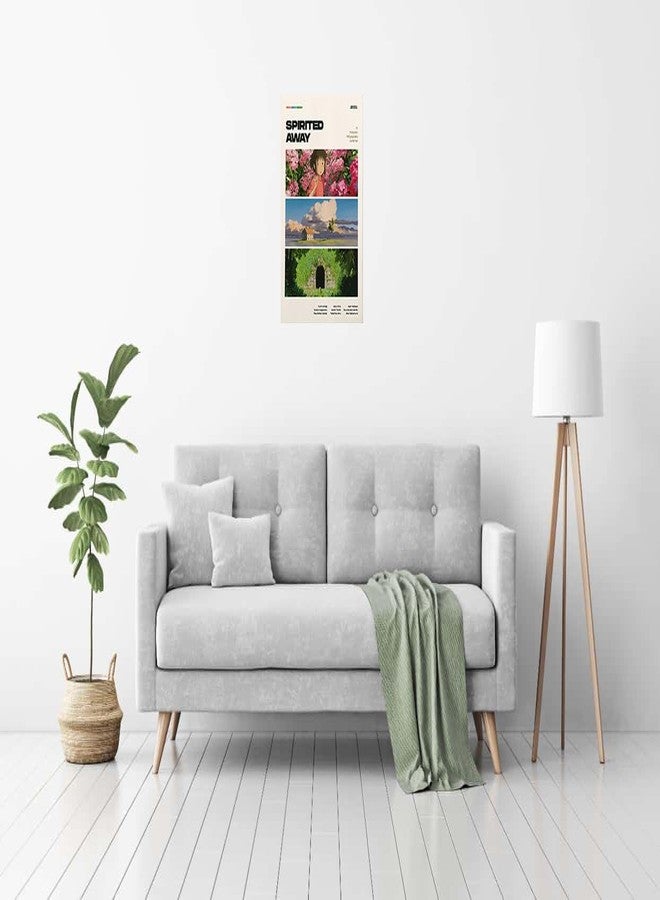 Tallenge - Spirited Away - Studio Ghibli - Japanaese Anime Movie Minimalist Poster - Small Poster(Paper,12x17 inches, MultiColour) - Image 2
