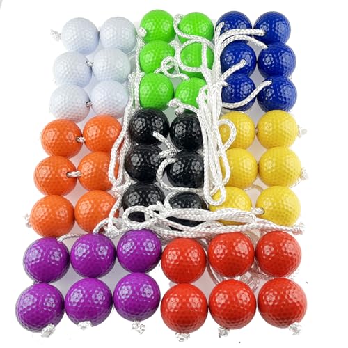 Miokun 24 Pack Ladder Balls Ladder Toss Balls Replacement with Storage Bag for Toss Match (8 Colors) - Image 4
