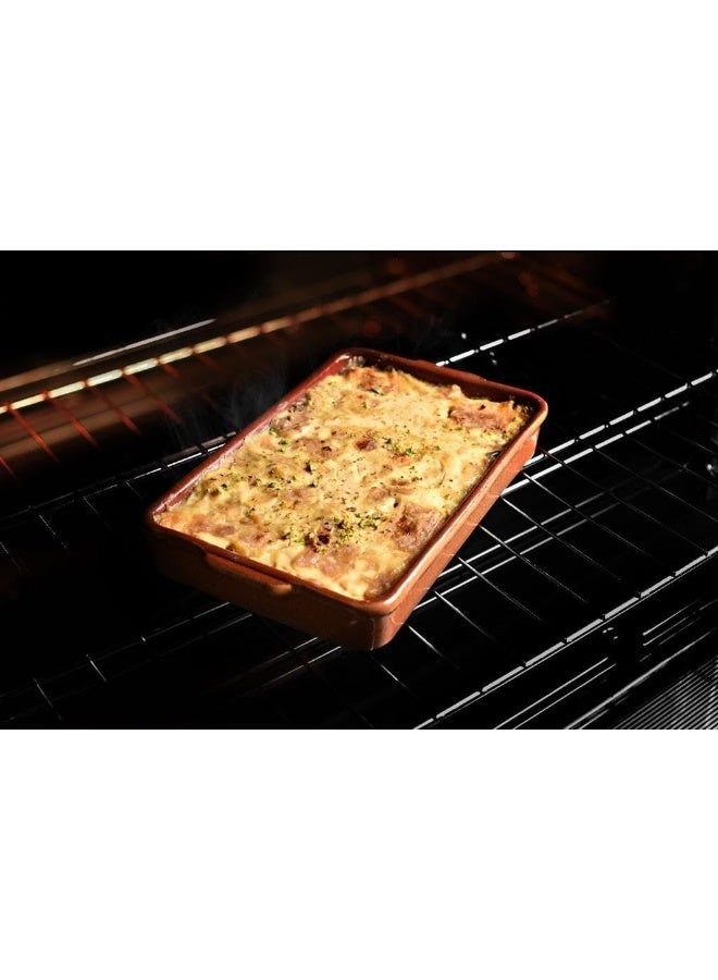 Corzana Terracotta Clay 500 RECTANGULAR SPLIT Nº. 0 27cm x 17cm Weight: 0.86kg - Image 5