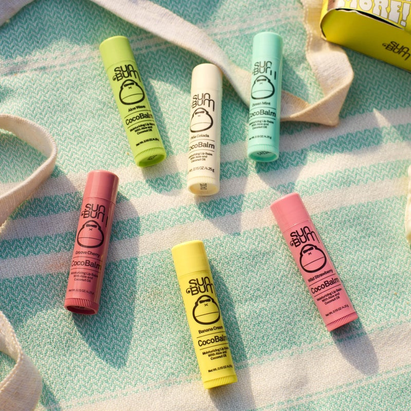 Sun Bum Cocobalm Banana Cream - Hydrating Lip Balm with Coconut Oil and Aloe Vera - 0.15 oz Stick - Image 3