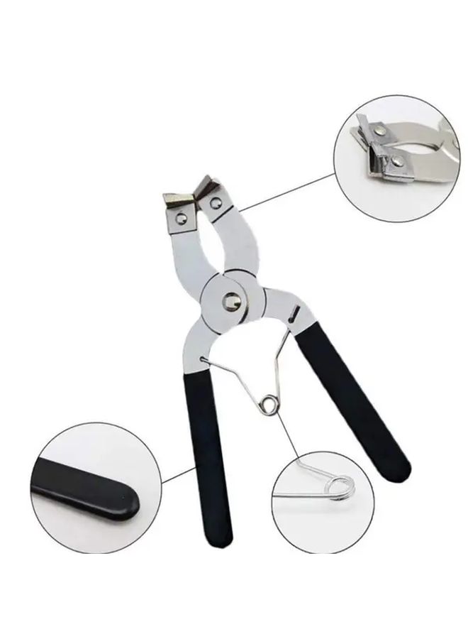 Engine Piston Ring Compressor Clamp Quick Release Ratchet Type 3pcs Set 53mm To 175mm Diameter - Image 4