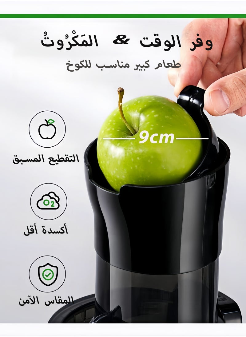 Cold Press Juicer Machines, Masticating Juicer Extractor with 3.5-Inch Feed Chute, Slow Juicer With High Yield, Easy to Clean,Grey - pzsku/Z75AF529D214615FDF64CZ/45/_/1734066478/679f5026-1c25-484c-be04-502312bb0d29