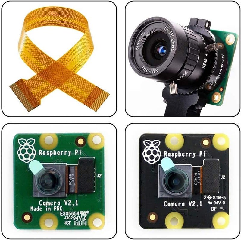 REES52 Raspberry Pi Camera Cable, FPC Cable Ribbon Flex Extension Cable 15 Pin 22 Pin for Raspberry Pi Zero or Zero W/2W, Octoprint Octopi Webcam, Monitor 3D Printer, etc, 16cm/6.30in - Image 5
