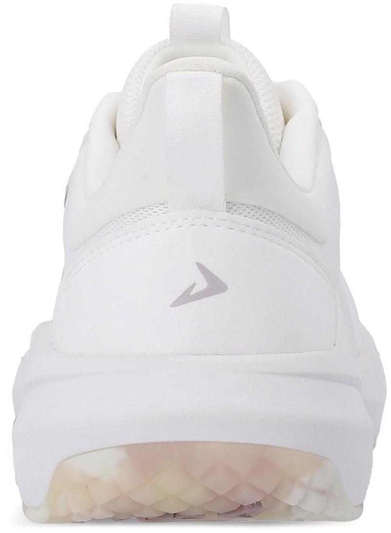 Demix Sport Women's Running Shoes – White Lightweight Fitness Sneakers with Breathable Mesh and Shock-Absorbing Sole - Image 4