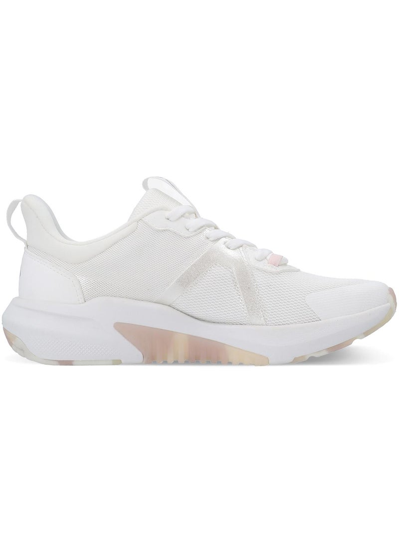 Demix Sport Women's Running Shoes – White Lightweight Fitness Sneakers with Breathable Mesh and Shock-Absorbing Sole - Image 5