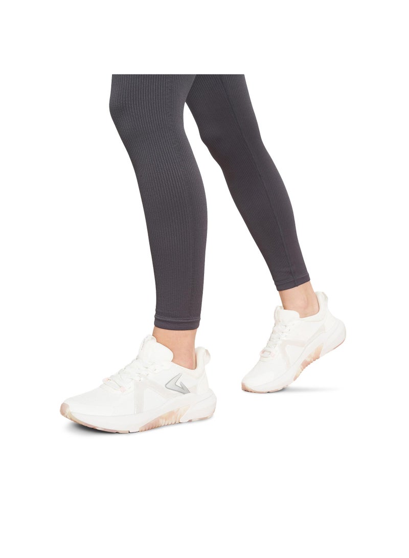 Demix Sport Women's Running Shoes – White Lightweight Fitness Sneakers with Breathable Mesh and Shock-Absorbing Sole - Image 2