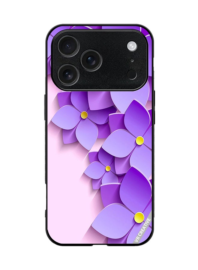 VR CREATIVE Protective Case Cover For Apple iPhone 17 Pro Flower Design Multicolour
