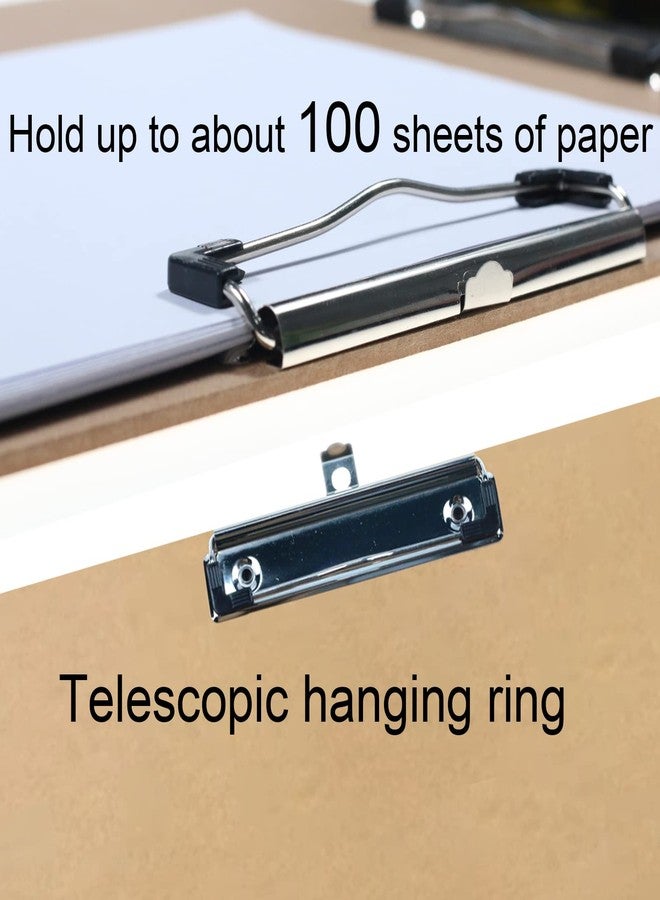 Acocony 11x17 Clipboard Three Clip with Hardware Corner Guard Extra Large Clipboard Hardboard 11 x 17 Clipping Board Log Color Pack of 1 - Image 5