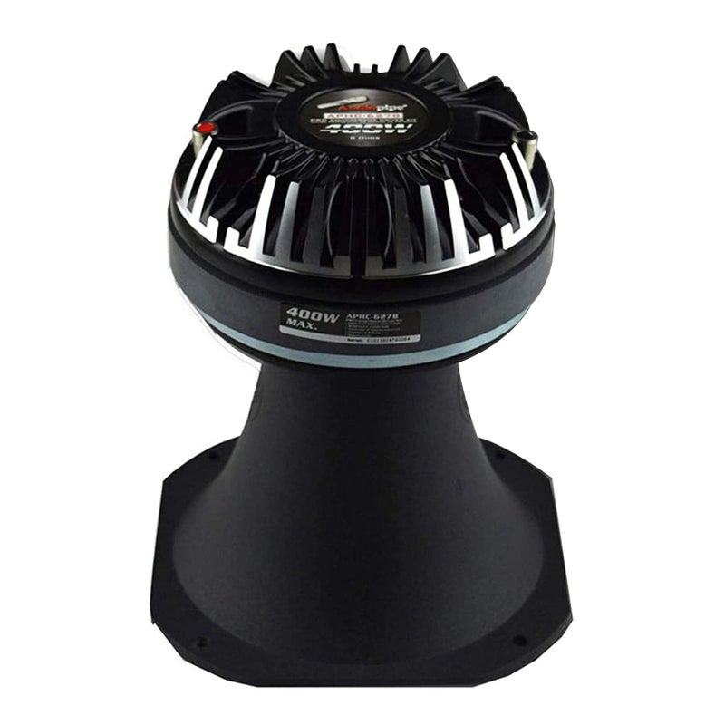 AudioPipe APHC-6278 7.5 Inch 400 Watt 8 Ohm Pro Compression Driver Tweeter Car Audio Speaker Amplifier Kit with Aluminum Horn, Black - Image 4