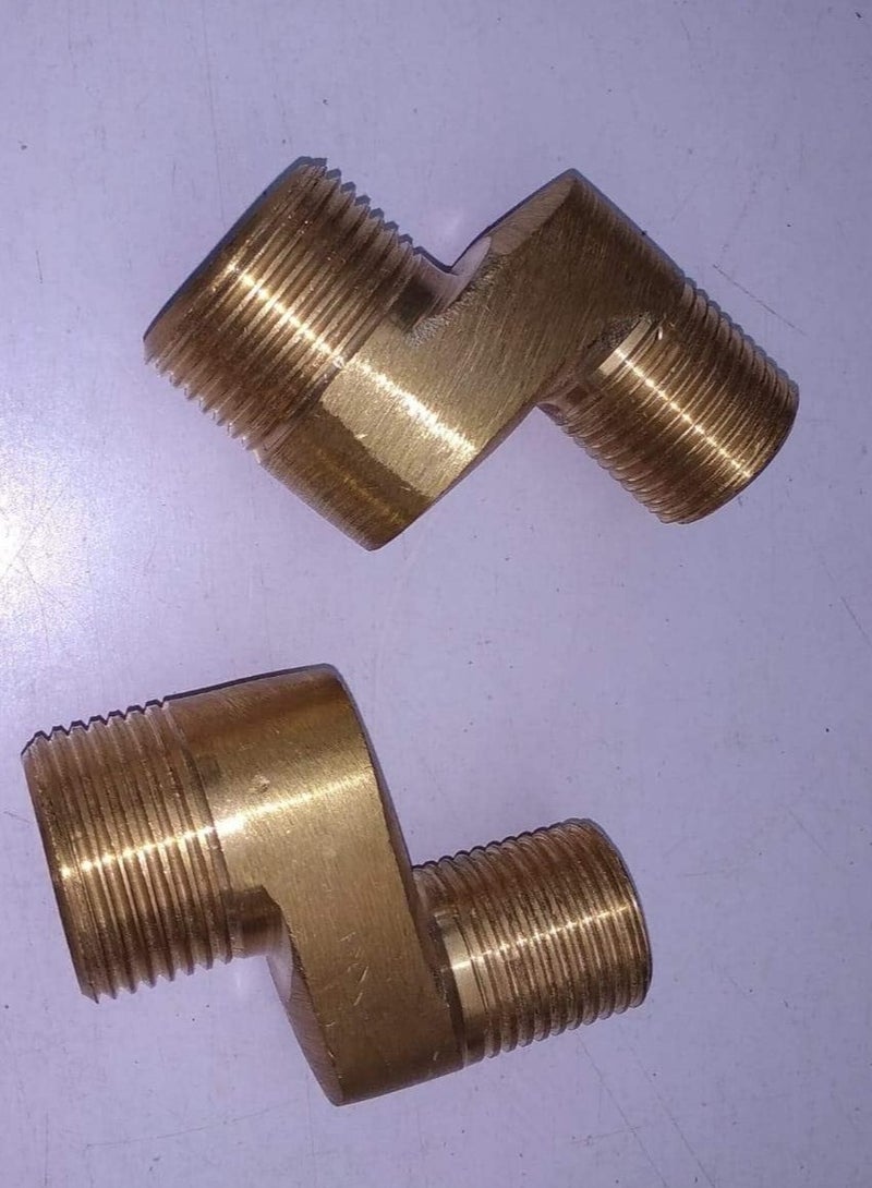 Brass central for wall mixer