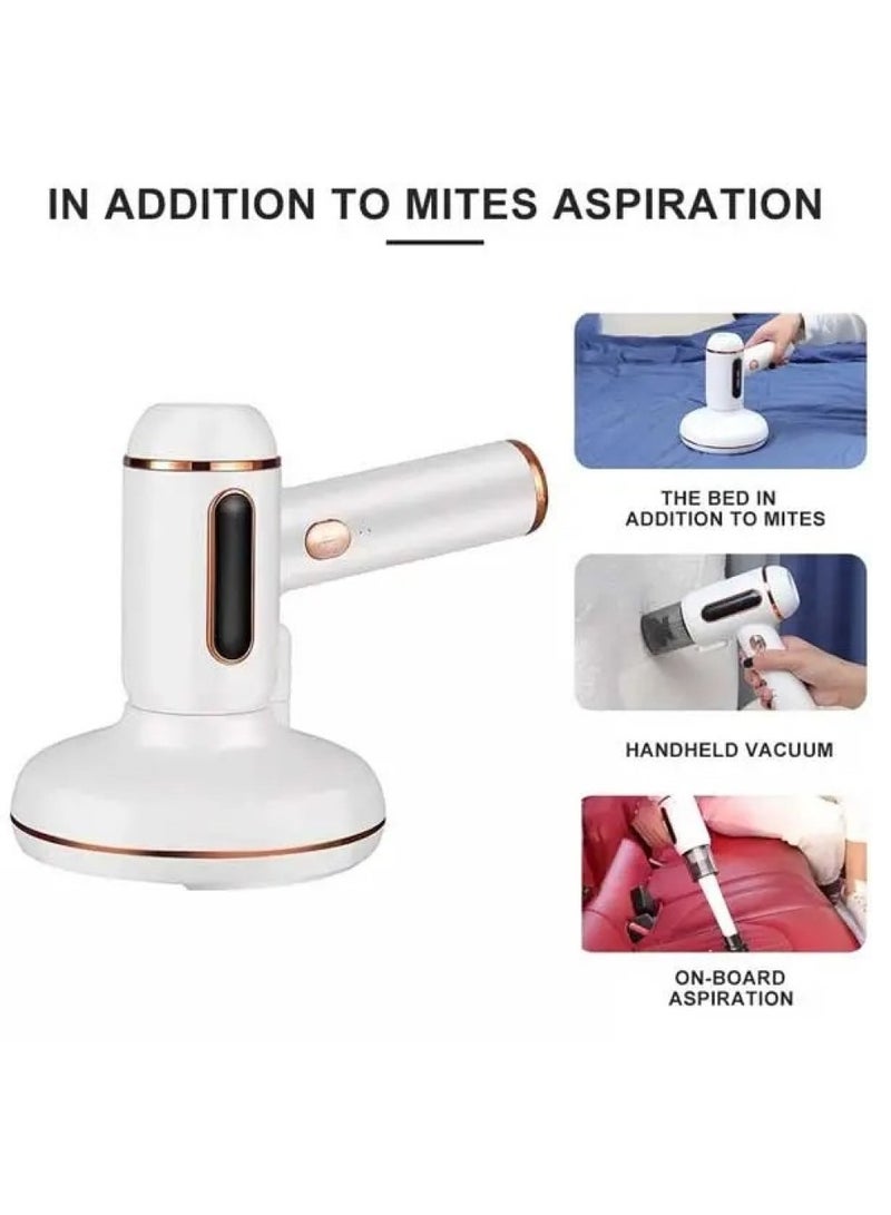 GLEVAR Handheld Vacuum for Mattress â€“ Cordless Dust Mite Cleaner â€“ HEPA Filter, UV Sanitizer, Lightweight & Rechargeable, Eliminates Odors and Allergens, Ideal for Sofas & Cushions - Image 1