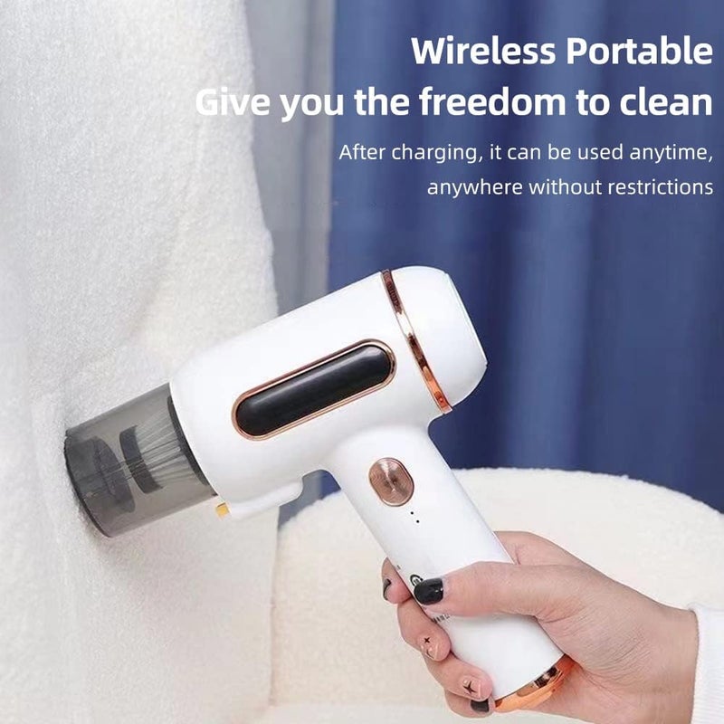 GLEVAR Handheld Vacuum for Mattress â€“ Cordless Dust Mite Cleaner â€“ HEPA Filter, UV Sanitizer, Lightweight & Rechargeable, Eliminates Odors and Allergens, Ideal for Sofas & Cushions - Image 5