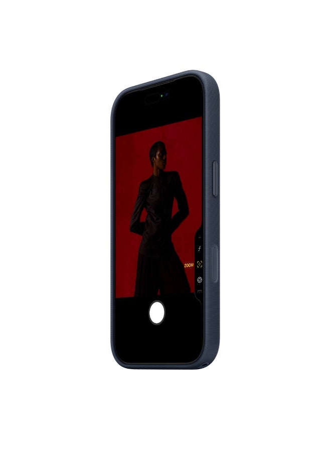 ميدا غطاء نسيج تقني منسوج لهاتف آيفون 17 برو ماكس مع دعم ماج سيف، دعم زر التحكم بالكاميرا، وحماية قوية - Image 4