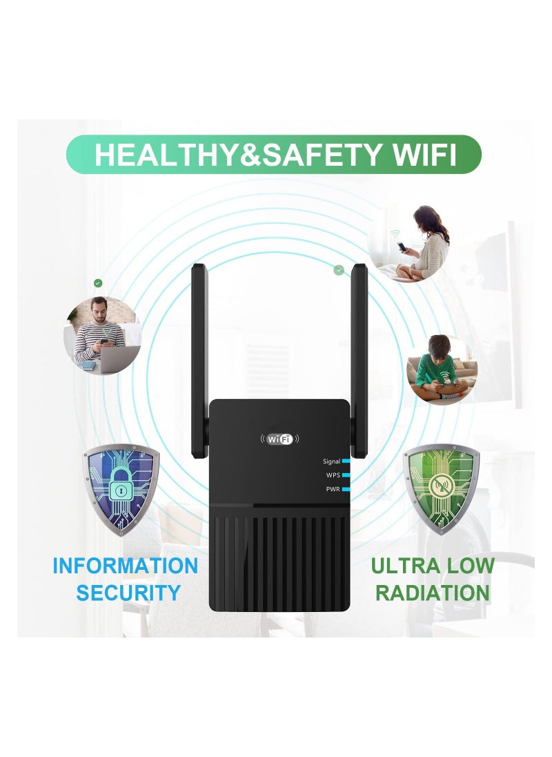 Generic - WiFi extender, 2024 Newest WiFi Extender, Booster 300Mbps WiFi Repeater, 2.4GHz Wireless Repeater, WiFi Booster for Home, Wireless Range Extender with Wider Coverage, WPS Setup, UK Plug N3B - Image 1